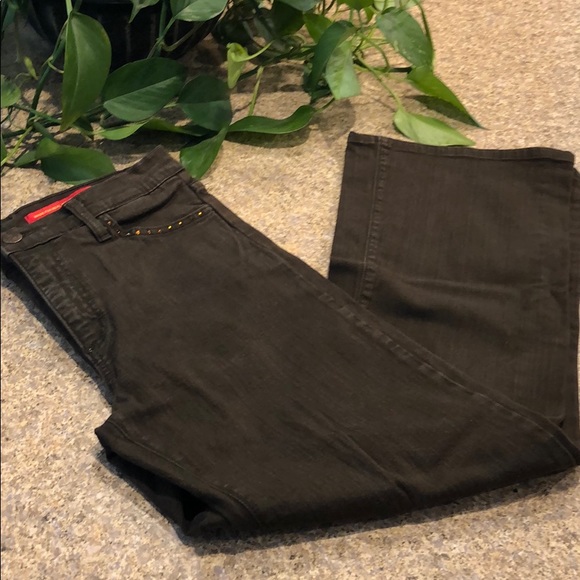 Brown NYDJ Petite Jeans Size 8P - Picture 2 of 13